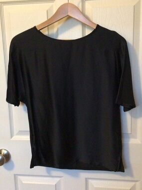 Intimissimi Short Sleeve Silk and Modal Top